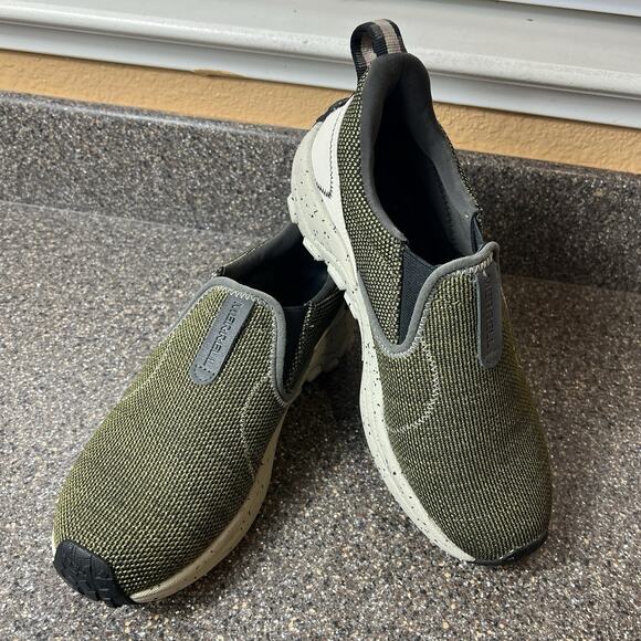 Merrell Footwear Womens Size 8 Comfort Casual Slip On Shoe Green Textile Knitted - Picture 4 of 10